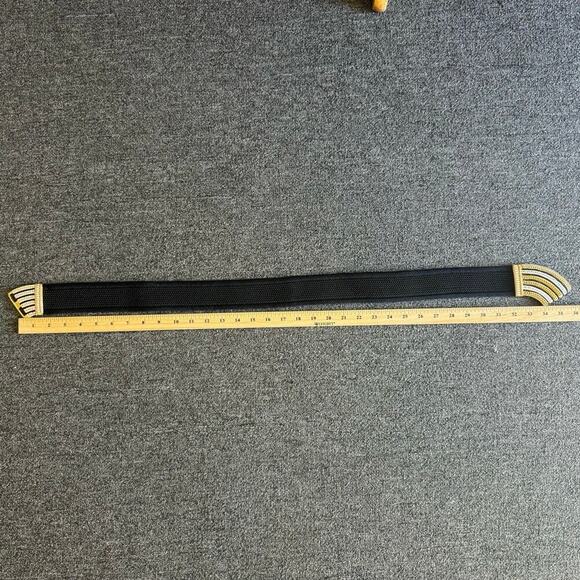 Vintage GUTOS 1960s West Germany Retro Glam Sequins Metal Belt - Picture 10 of 11